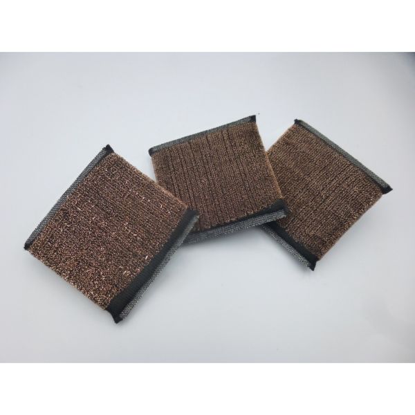 富士商 銅の力 純銅製タワシスポンジ 3P [キャンセル・変更・返品不可]