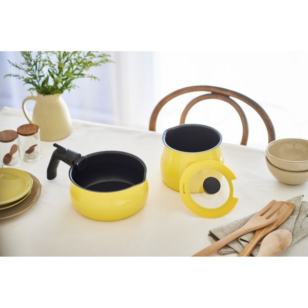 和平フレイズ RB-2813 ToMay ハンドル着脱式IH対応マルチセットMサイズ(イエロー) [キャンセル・変更・返品不可]