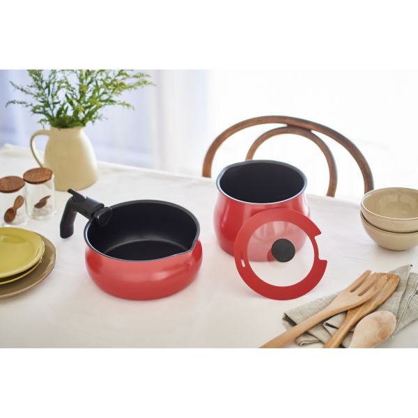 和平フレイズ RB-2814 ToMay ハンドル着脱式IH対応マルチセットLサイズ(レッド) [キャンセル・変更・返..