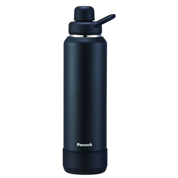ピーコック ステンレスボトル 1200ml AJL-R120 K ブラック [キャンセル・変更・返品不可]