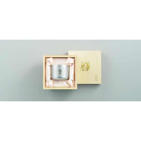 [タマハシ] 日本製 「輝」 純銅ぐい呑み 銀仕上げ KG-22 [キャンセル・変更・返品不可]