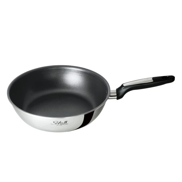 [ビタクラフト] IH対応 ソフィアII ウォックパン 28cm No.1758 [キャンセル・変更・返品不可]
