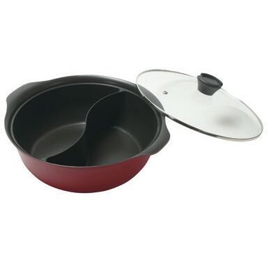 [パール金属] ステイドリーム ふっ素加工 IH対応 ガラス蓋付 二食鍋 26cm HB-6587 [キャンセル・変更・返品不可]