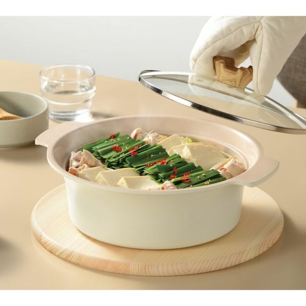 [和平フレイズ] アルモンデ IH対応卓上鍋 21cm [ホワイト] [キャンセル・変更・返品不可]