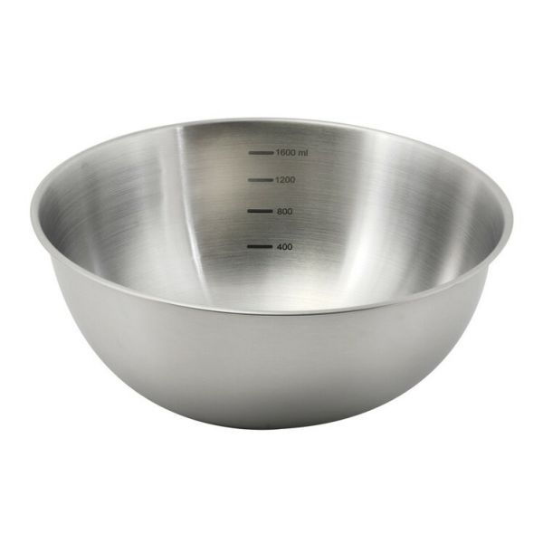 [パール金属] ベーシスライン ステンレス製 目盛付ボウル 21cm HC-437 [キャンセル・変更・返品不可]