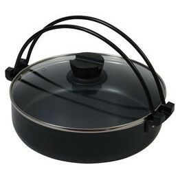 [パール金属] おうち御膳 ふっ素加工 IH対応 ガラス蓋付 すきやき鍋 26cm HB-5857 [キャンセル・変更・返品不可]