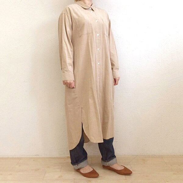 コーデュロイシャツワンピース [全3色] [キャンセル・変更・返品不可]