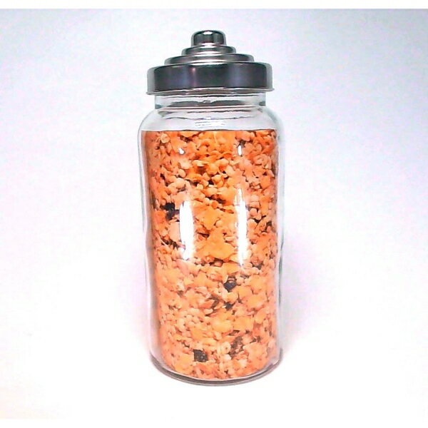 ステンレス蓋丸型ガラス容器1400M [キャンセル・変更・返品不可]