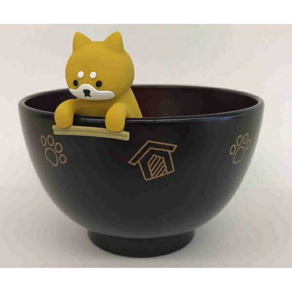 イシダしるワンしばいぬ箸置き付汁椀