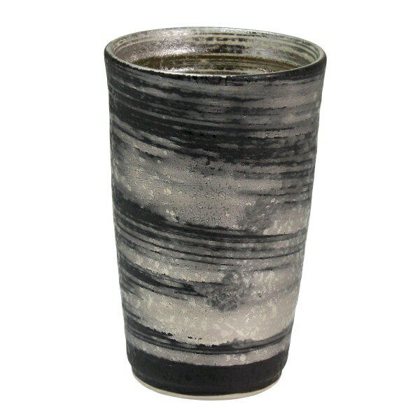 陶悦窯 銀刷毛 陶酒杯 [キャンセル・変更・返品不可]