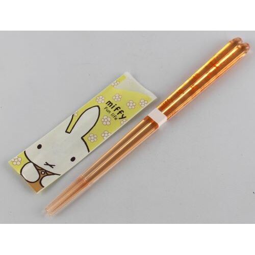 ミッフィーファンライフクリア箸(オレンジ) [キャンセル・変更・返品不可]
