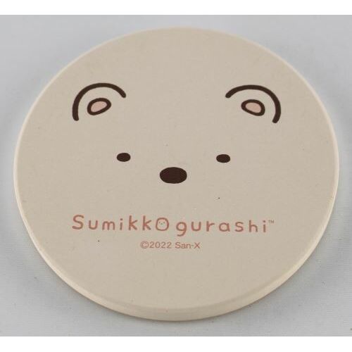 すみっコぐらし 陶製吸水コースター しろくま [キャンセル・変更・返品不可]