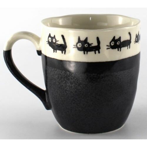 黒 くろ猫 マグカップ [キャンセル・変更・返品不可]