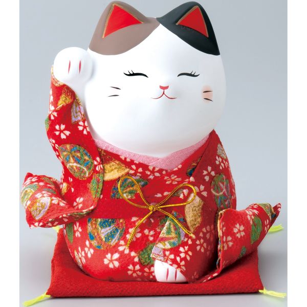 着物招き猫 大 右手
