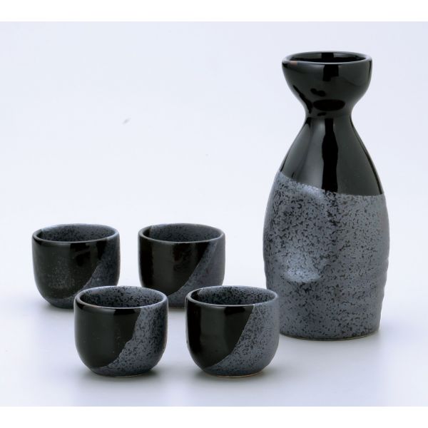 天目半掛け 大 酒器揃