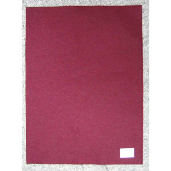 下敷 美の判 フェルト 2mm エンジ [キャンセル・変更・返品不可]