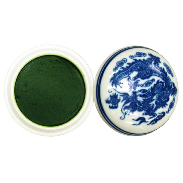 印泥 緑色 1/2両装 [キャンセル・変更・返品不可]