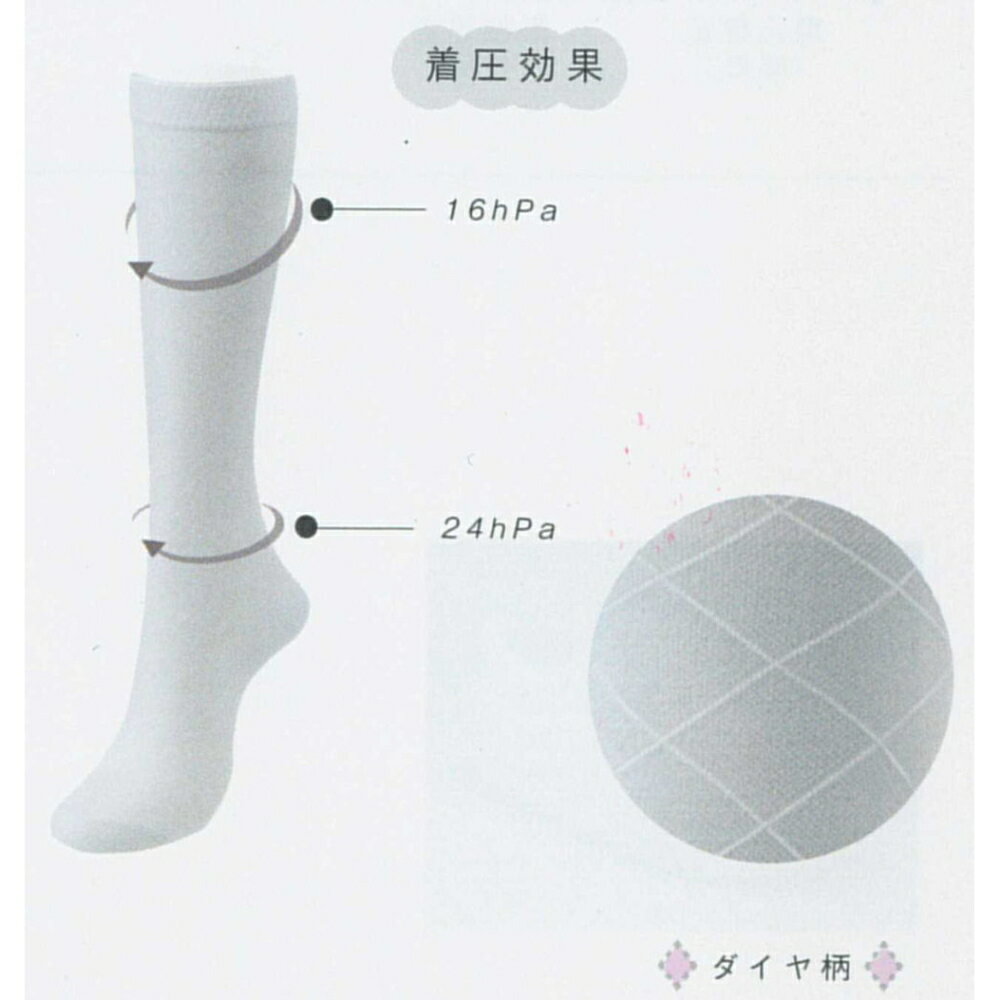 [ナガイレーベン] 加圧サポートソックス (SKS-7020) [ホワイト]