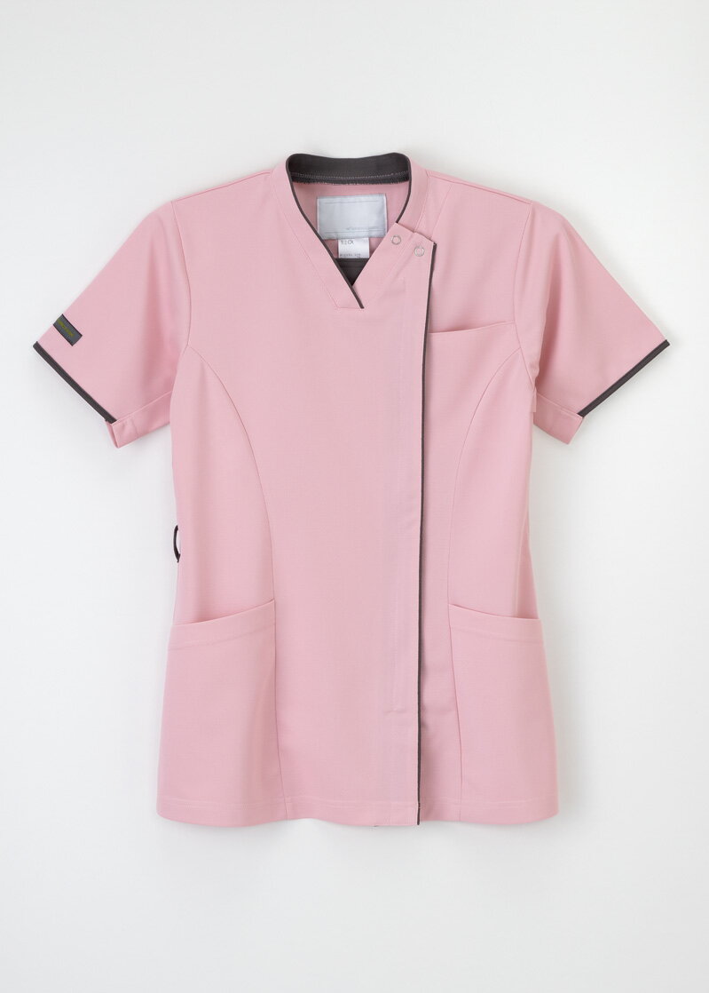 [ナガイレーベン] 男女兼用ニットシャツ (CX-3157) [ピンク]