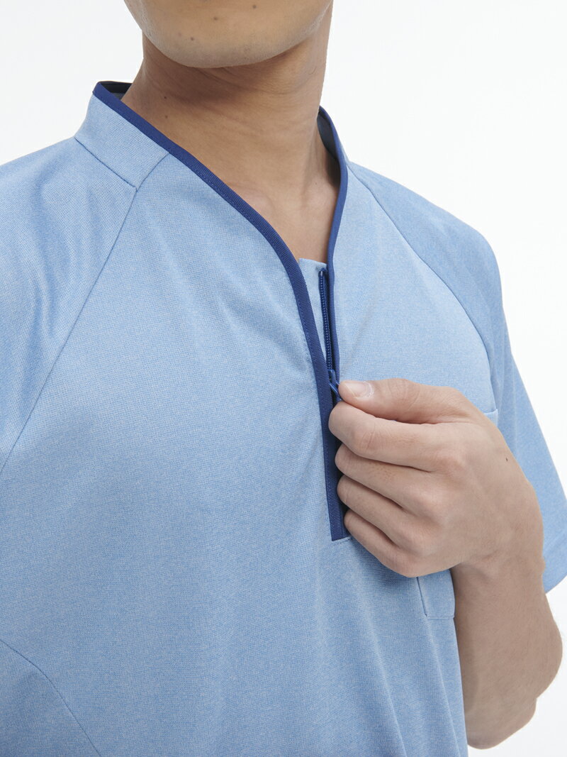 [ナガイレーベン] ニットシャツ (JM-3177) [ネイビー]