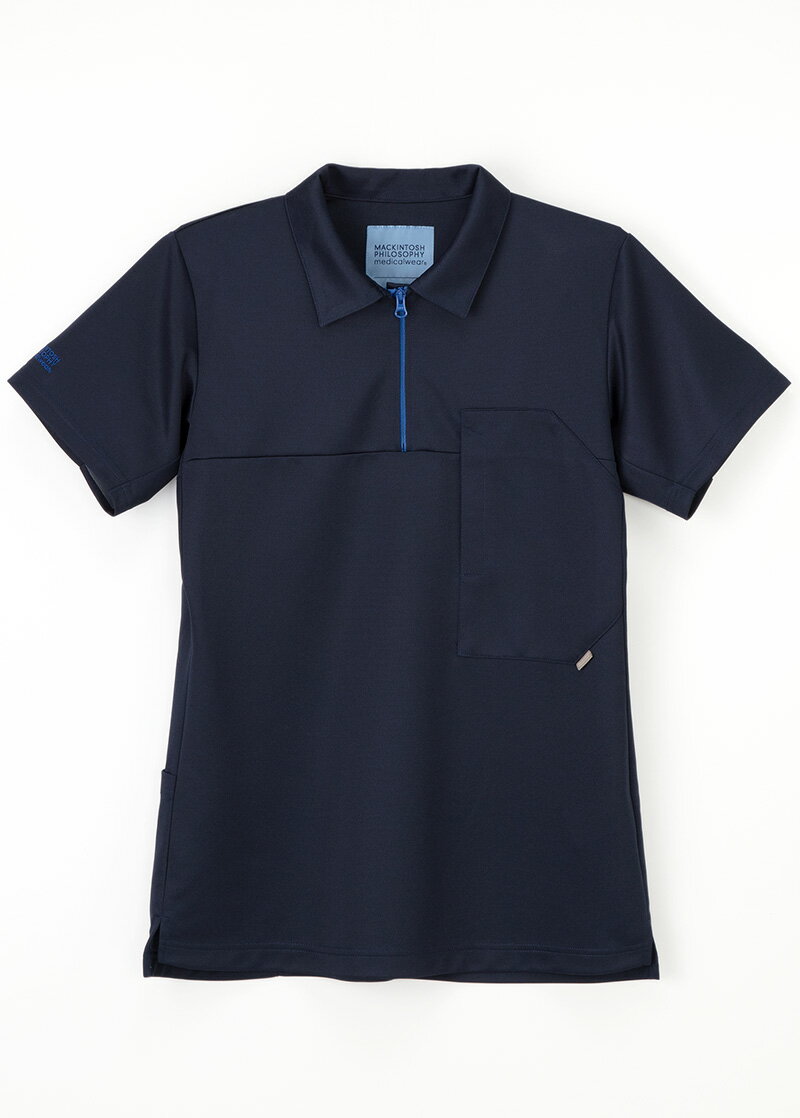 [ナガイレーベン] MPユニセックスニットシャツ (MPJ-3992) [ネイビー]