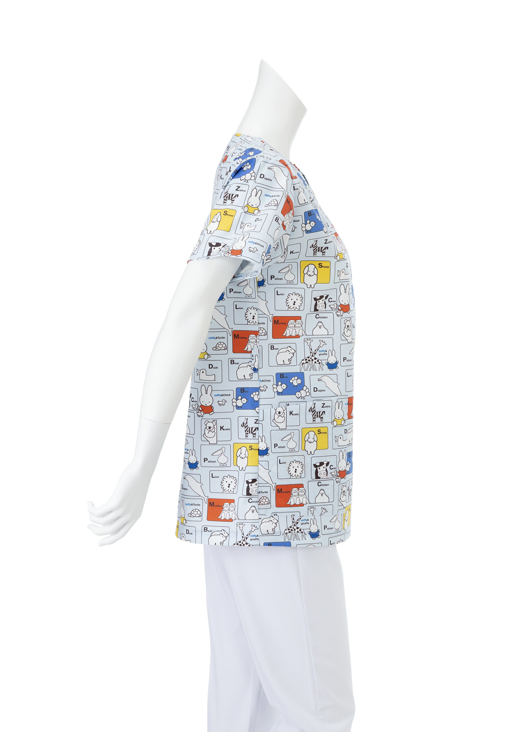 [ナガイレーベン] 男女兼用スクラブ (MFS-5852) [ブルー]