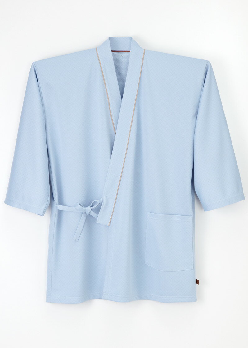 [ナガイレーベン] 患者衣じんべい型 (MG-1521) [ブルー]