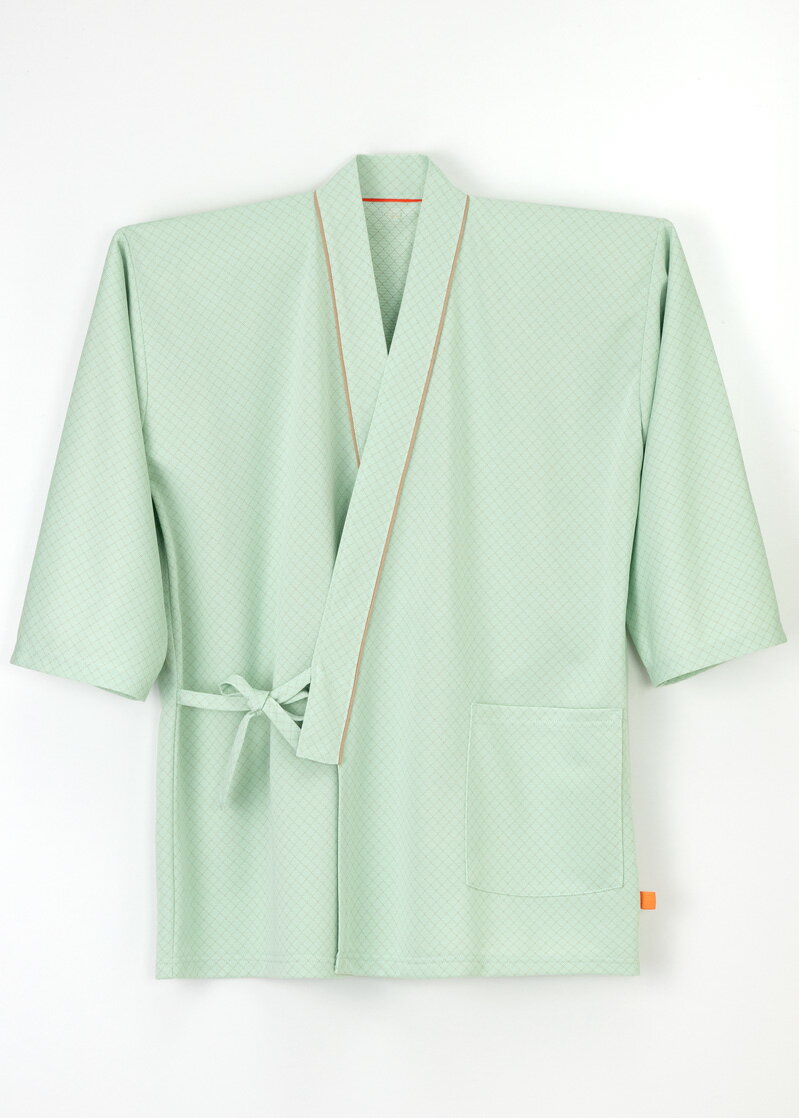 [ナガイレーベン] 患者衣じんべい型 (MG-1521) [グリーン]