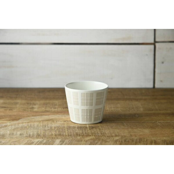 小田陶器 emerge(エマージュ) 猪口カップM チェック(イギリス)