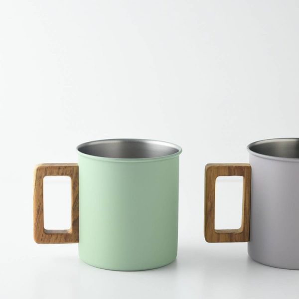 乐天商城 - WOOD HANDLE MUG グリーン Lサイズ