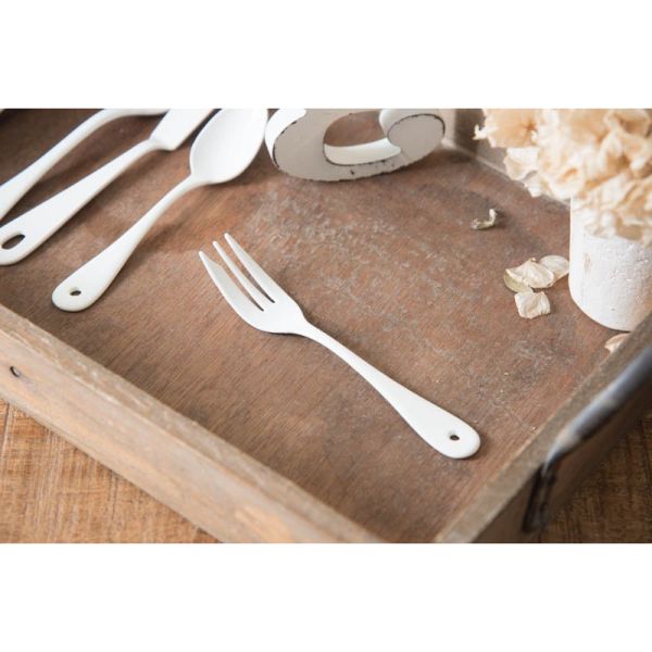 Blanc ホーローカトラリー ケーキフォーク