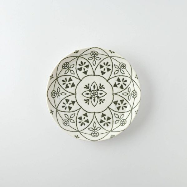 Moroccan-モロッカン- プレートS(14cm) ホワイト [キャンセル・変更・返品不可]