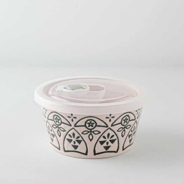 Moroccan-モロッカン- レンジボールS(10.5cm・蓋付き) ピンク [キャンセル・変更・返品不可]