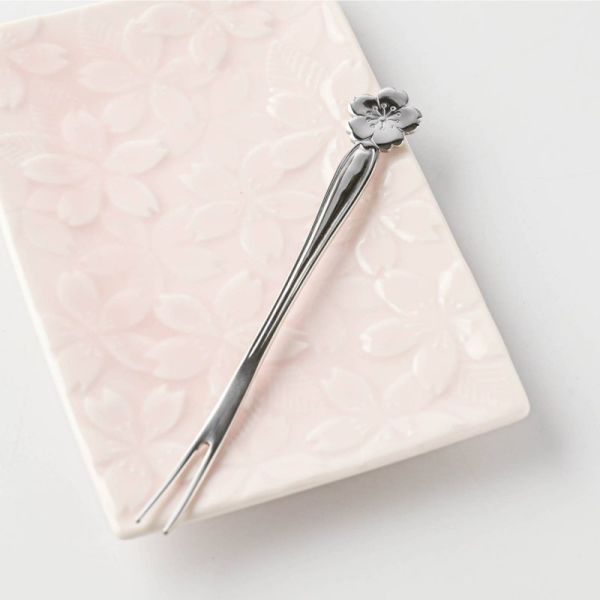 佐藤金属興業 SALUS フラワーカトラリー ヒメフォーク シルバー サクラ