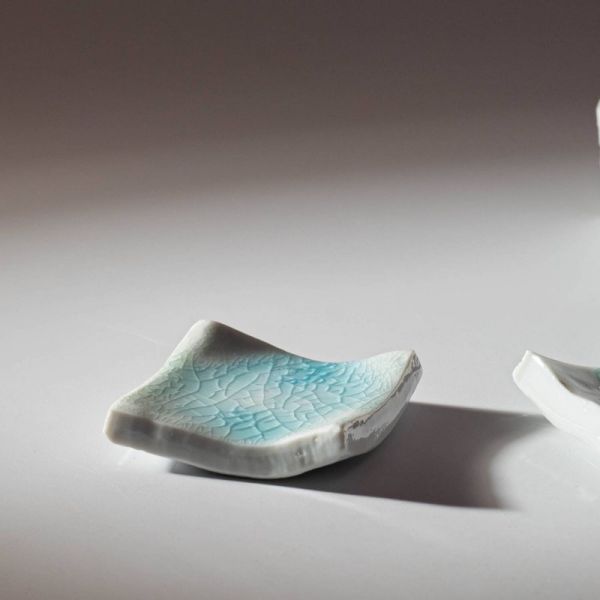 作陶家 五十嵐ツトム 流氷 2寸豆皿 カトラリーレスト [キャンセル・変更・返品不可]