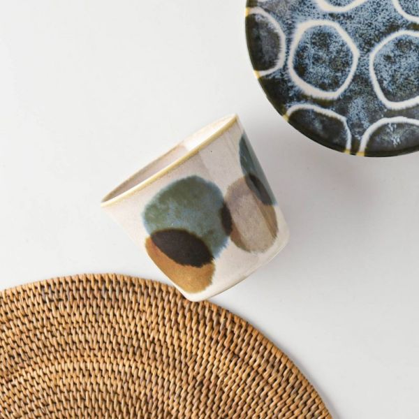 Brush Blue そばチョコカップ 点打 200 cc [キャンセル・変更・返品不可]