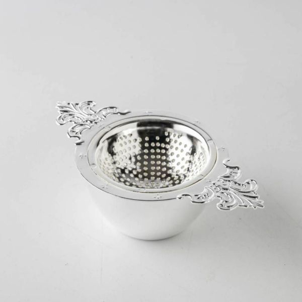 ティーストレーナー クイーン ST ステンレスシルバーメッキ 紅茶 茶こし