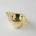 ティーストレーナー クイーン ST ステンレスゴールドメッキ 紅茶 茶こし