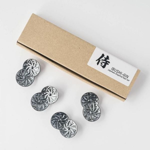 侍 IBUSHI-GIN 箸置き 4個セット カトラリーレスト お土産