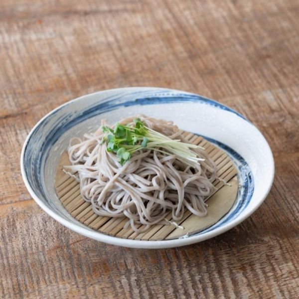 ざる蕎麦セット(大皿&スノコ) 23cm粉吹清流麺皿 ※B級品(アウトレット品)