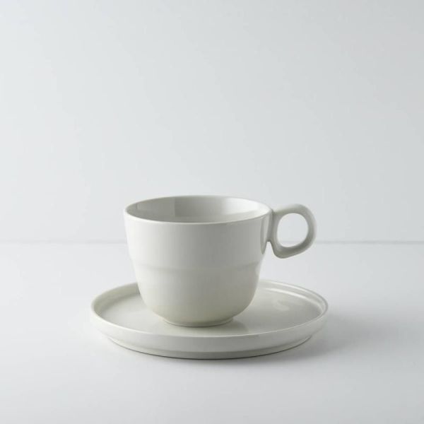 TRIP WARE コーヒーカップ&ソーサー80+130 白釉