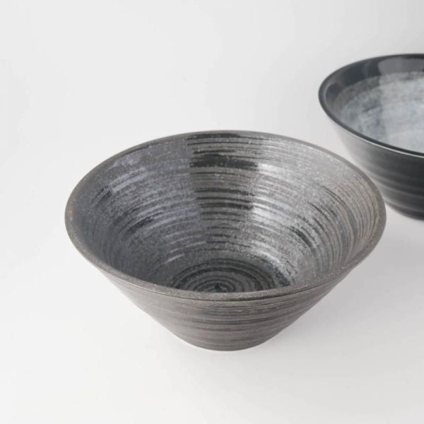 黒刷毛目丼 ※B級品(アウトレット品)