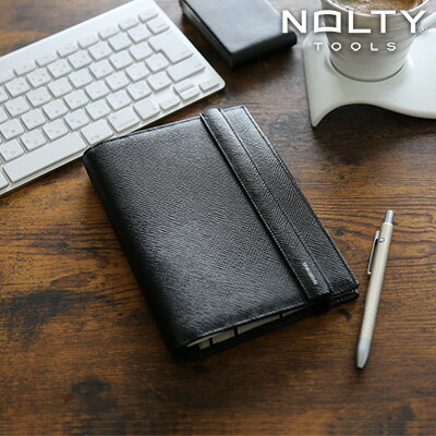 バインデックス Bindex / セオリア システム手帳 バイブルサイズ リング15mm(ブラック)(BA96-1)【システム手帳 革 デザイン おしゃれ ギフ...