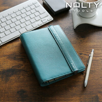 バインデックス Bindex / セオリア システム手帳 バイブルサイズ リング15mm(エメラルド)(BA96-3)【システム手帳 革 デザイン おしゃれ ギ...