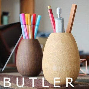 ハイタイド バトラー ペンポット A タモ （HX572）【HIGHTIDE Butler Pen Pot ペンスタンド 木製 無垢材 デザイン おしゃれ インテリア 雑貨】