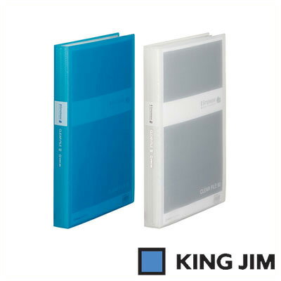 キングジム シンプリーズ クリアーファイル（透明）GX A4 タテ型 ポケット60枚（186-3TSPGX）【KING JIM File ポケット クリアーポケット ファイル】のサムネイル
