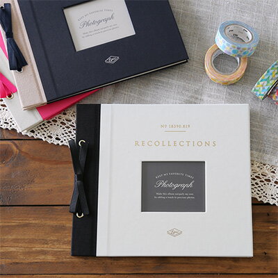 【メール便可 2個まで】【ポイント10倍】マークス MARK'S / デコラップ アルバム・Mサイズ・シック(ホワイト)(DCP-AL11-WH)フォトアルバム...