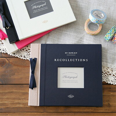 【メール便可 2個まで】【ポイント10倍】マークス MARK'S / デコラップ アルバム・Mサイズ・シック(ネイビー)(DCP-AL11-NV)【フォトアルバ...