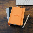 【メール便可 4冊まで】ロディア RHODIA / ロディアラマ ソフトカバー ノートブック A6サイズ (オレンジ・横罫線)(cf117315)【ノート デザイン おしゃれ フランス】