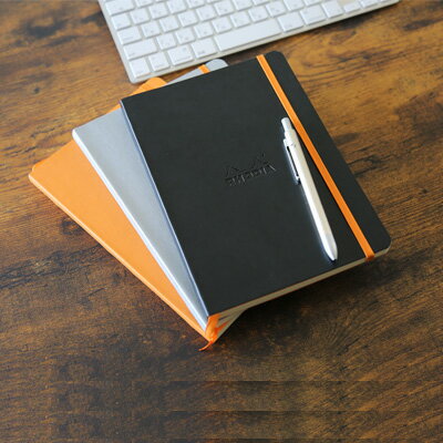 【メール便可 2冊まで】ロディア RHODIA / ロディアラマ ソフトカバー ノートブック A5サイズ (ブラック 横罫線)(cf117402)【ノート デザイン おしゃれ フランス】